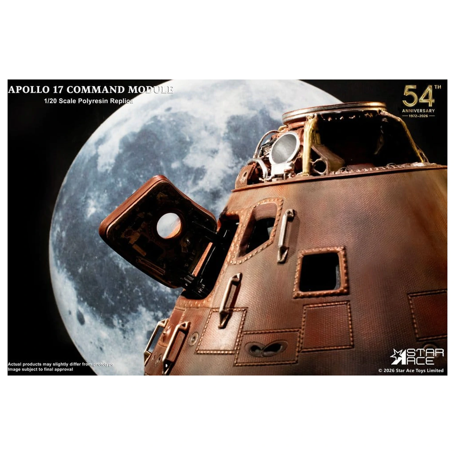 Apollo 17 Replika 1/20 modułu dowodzenia 20 cm zdjęcie produktu