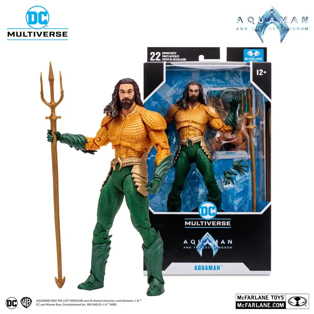 Aquaman i Zaginione Królestwo DC Multiverse Figurka Akcji Aquaman 18 cm zdjęcie produktu