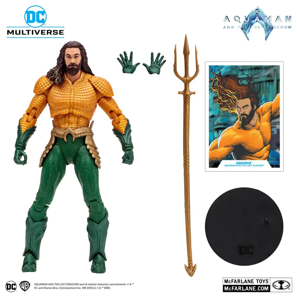 Aquaman i Zaginione Królestwo DC Multiverse Figurka Akcji Aquaman 18 cm zdjęcie produktu