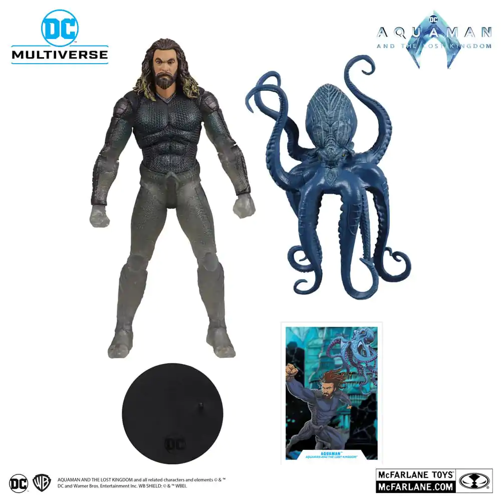 Aquaman i Zaginione Królestwo DC Multiverse Figurka Akcji Aquaman (Stealth Suit with Topo) (Gold Label) 18 cm zdjęcie produktu