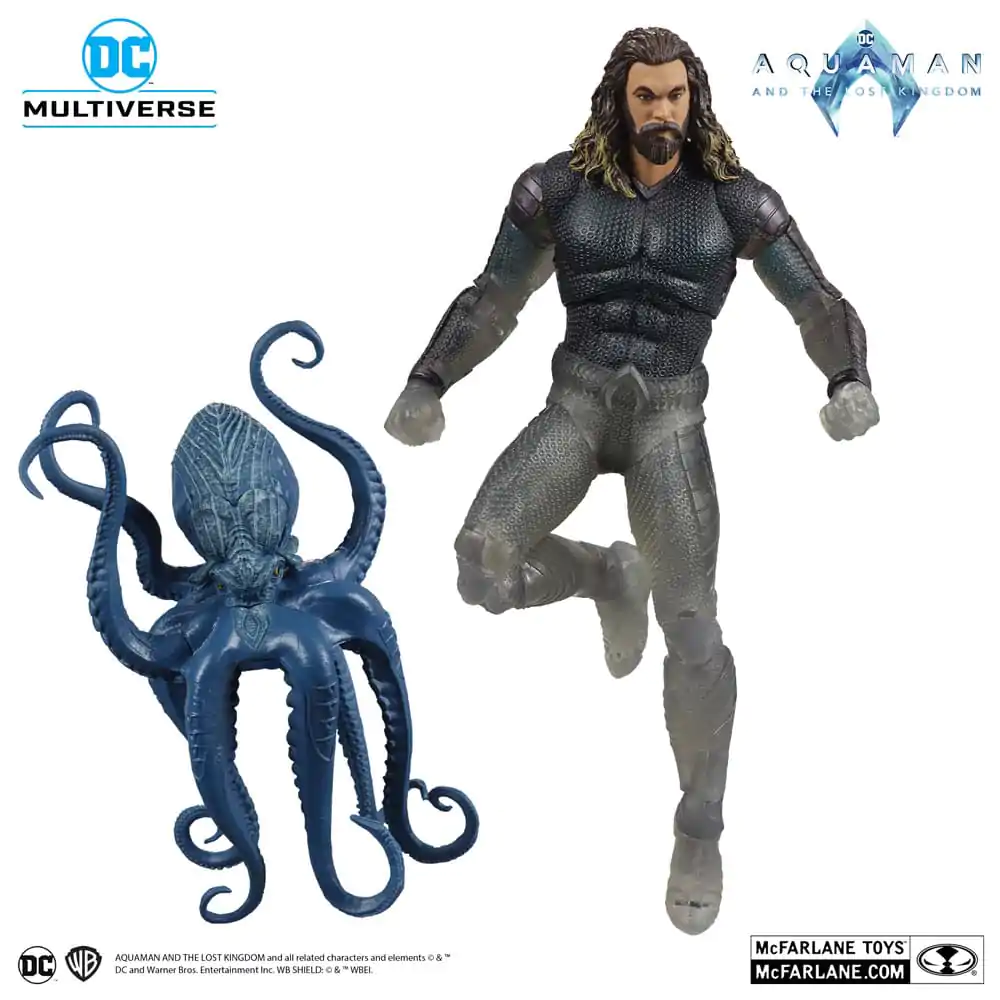 Aquaman i Zaginione Królestwo DC Multiverse Figurka Akcji Aquaman (Stealth Suit with Topo) (Gold Label) 18 cm zdjęcie produktu