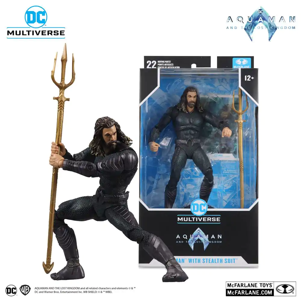 Aquaman i Zaginione Królestwo DC Multiverse Figurka Akcji Aquaman w Stealth Suit 18 cm zdjęcie produktu