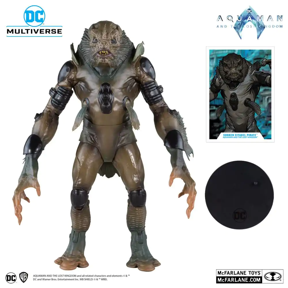 Aquaman i Zaginione Królestwo DC Multiverse Megafig Figurka Akcji Zatopiona Cytadela Pirat 30 cm zdjęcie produktu