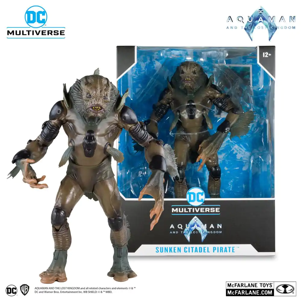 Aquaman i Zaginione Królestwo DC Multiverse Megafig Figurka Akcji Zatopiona Cytadela Pirat 30 cm zdjęcie produktu