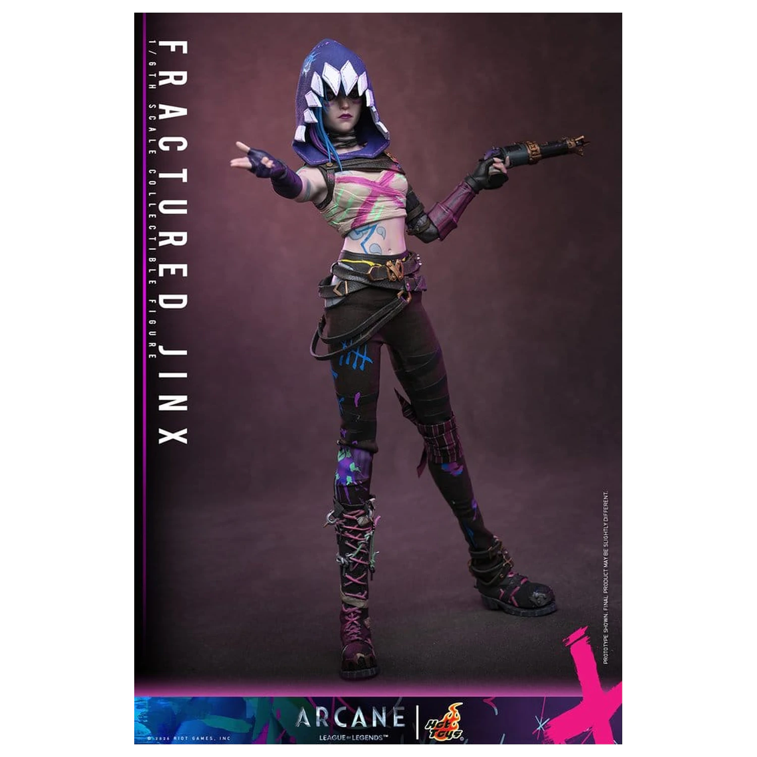 Arcane Action Figure 1/6 Fractured Jinx 28 cm zdjęcie produktu