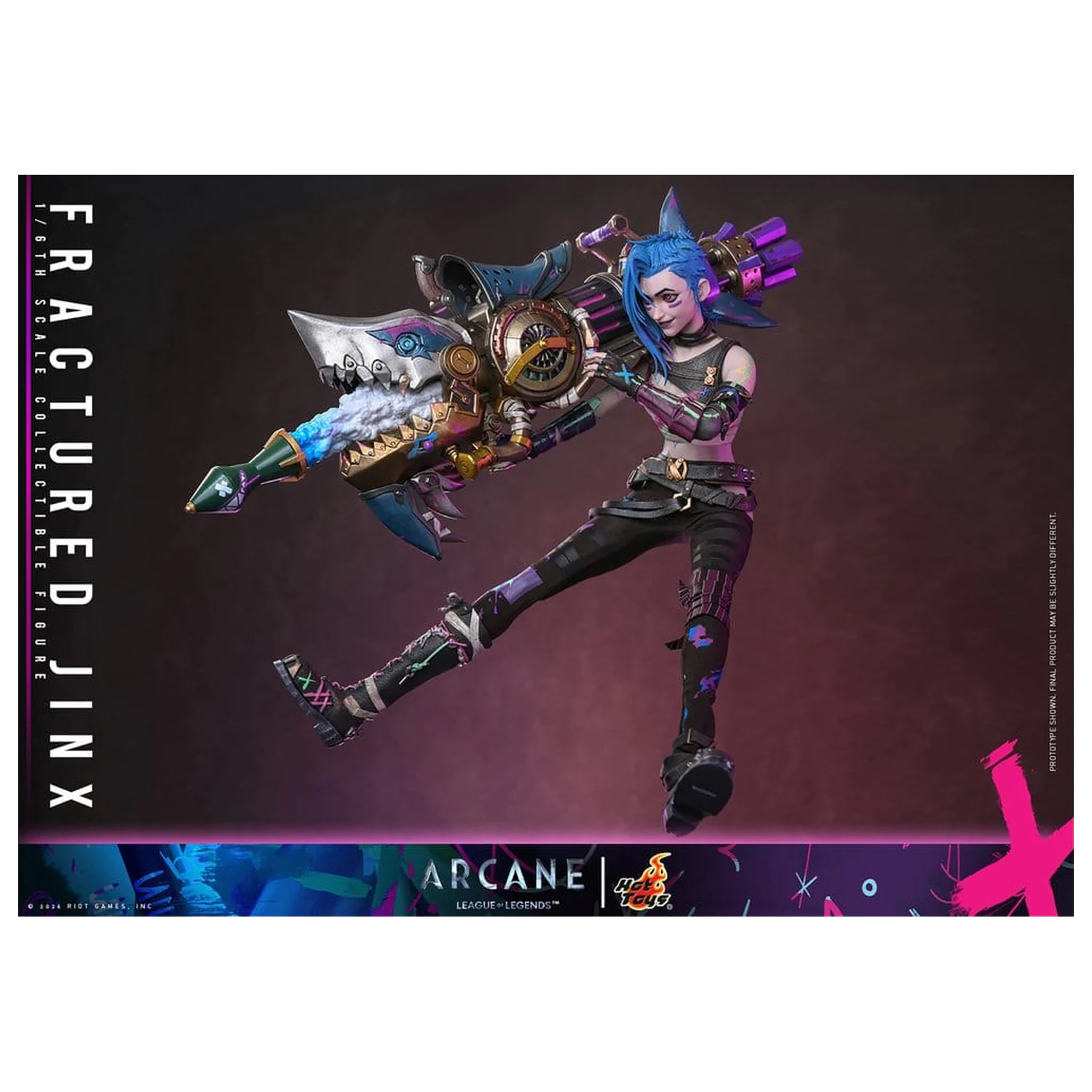 Arcane Action Figure 1/6 Fractured Jinx 28 cm zdjęcie produktu