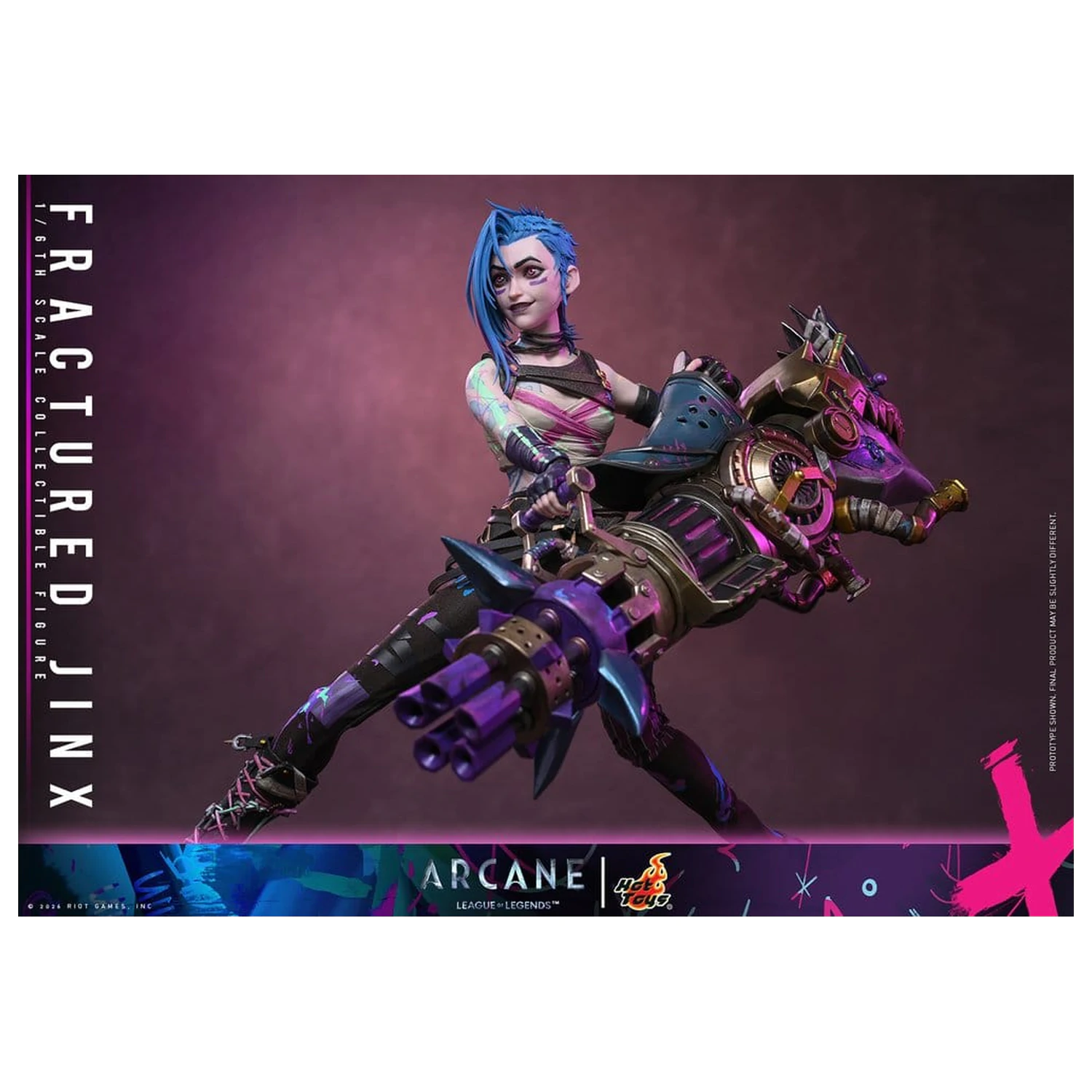 Arcane Action Figure 1/6 Fractured Jinx 28 cm zdjęcie produktu