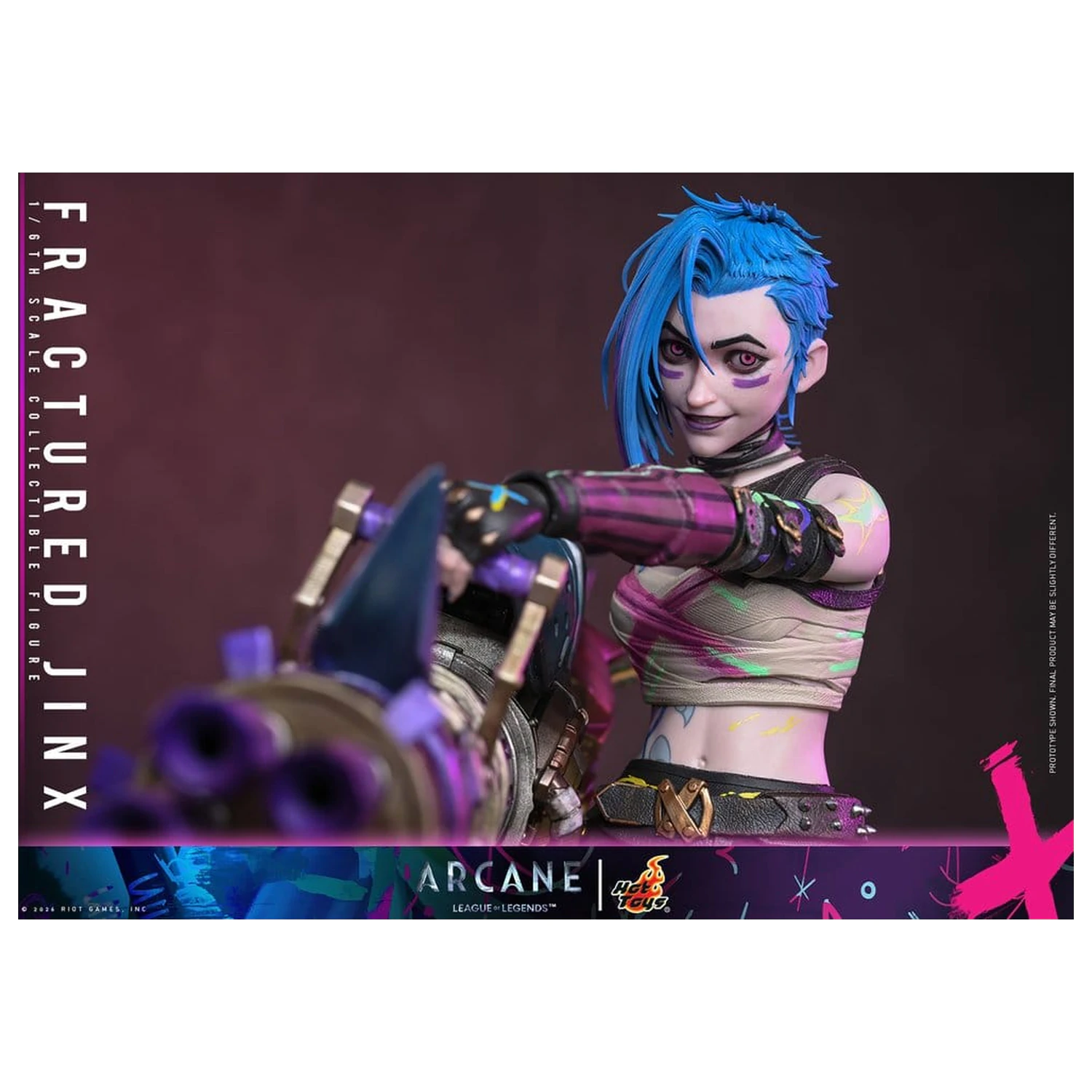 Arcane Action Figure 1/6 Fractured Jinx 28 cm zdjęcie produktu