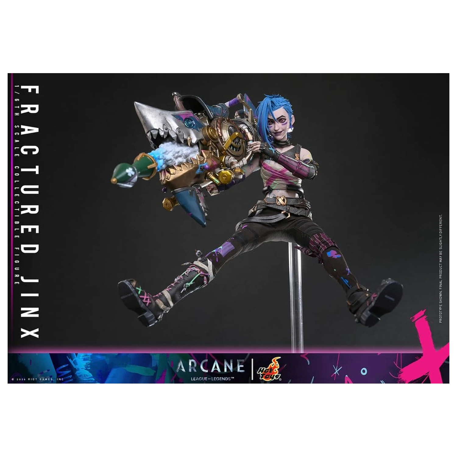 Arcane Action Figure 1/6 Fractured Jinx 28 cm zdjęcie produktu