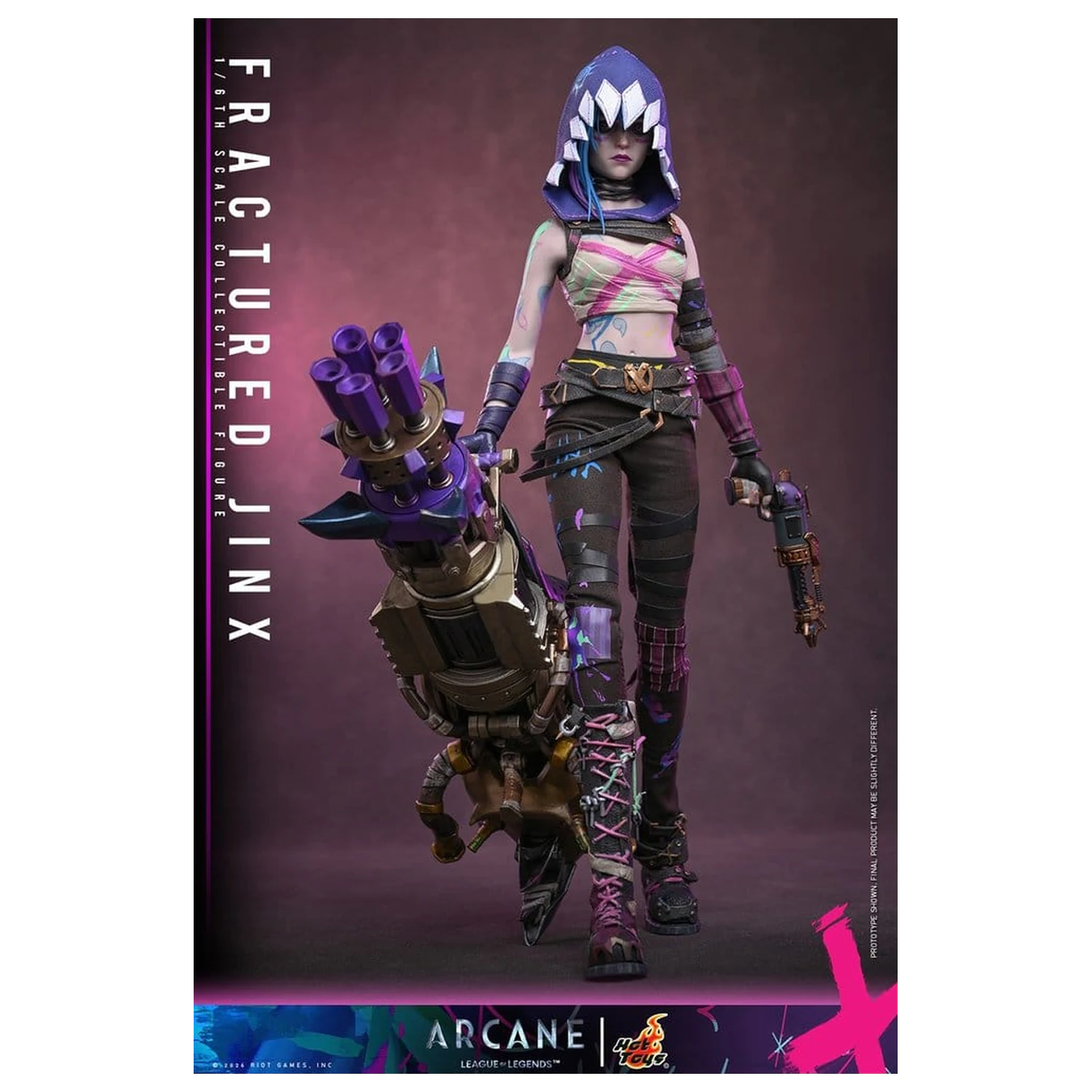 Arcane Action Figure 1/6 Fractured Jinx 28 cm zdjęcie produktu