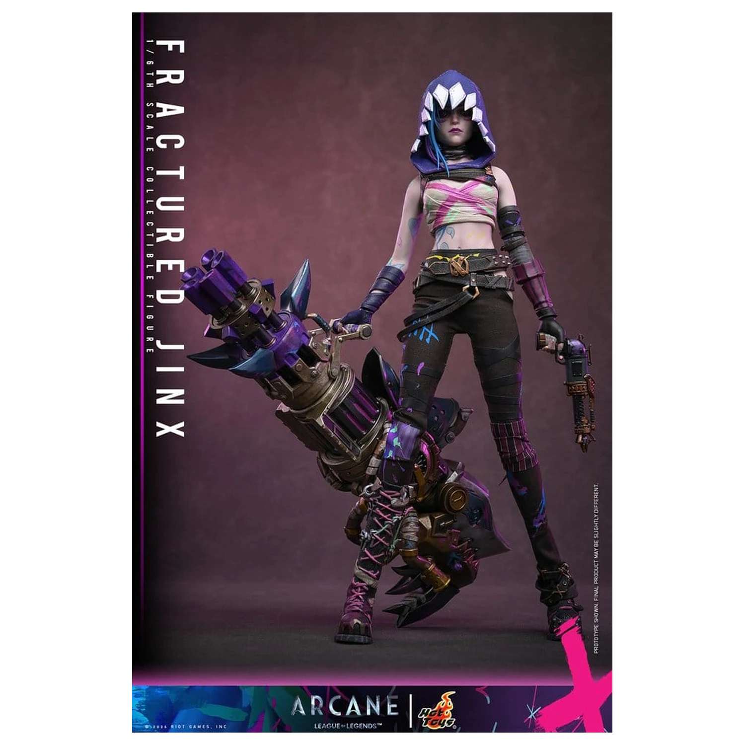 Arcane Action Figure 1/6 Fractured Jinx 28 cm zdjęcie produktu