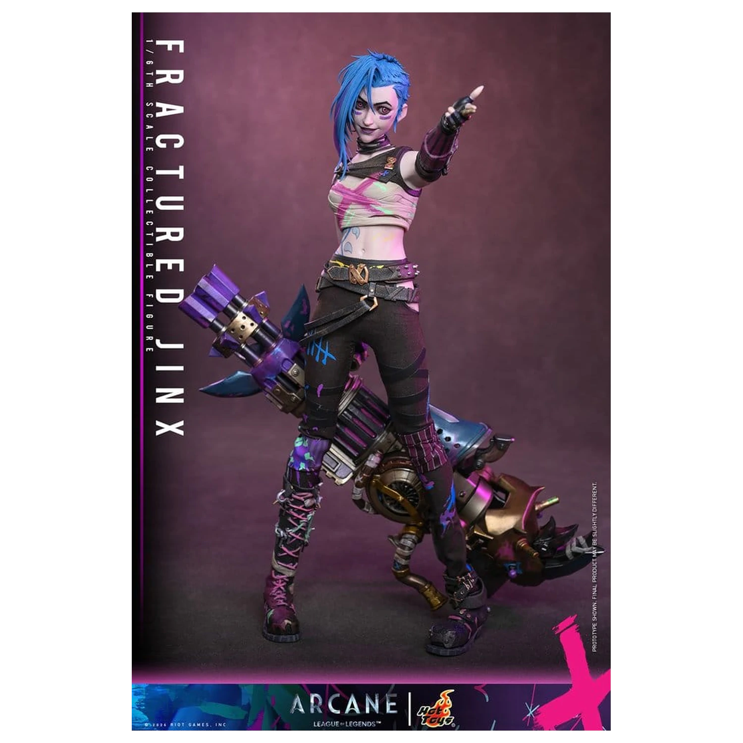 Arcane Action Figure 1/6 Fractured Jinx 28 cm zdjęcie produktu