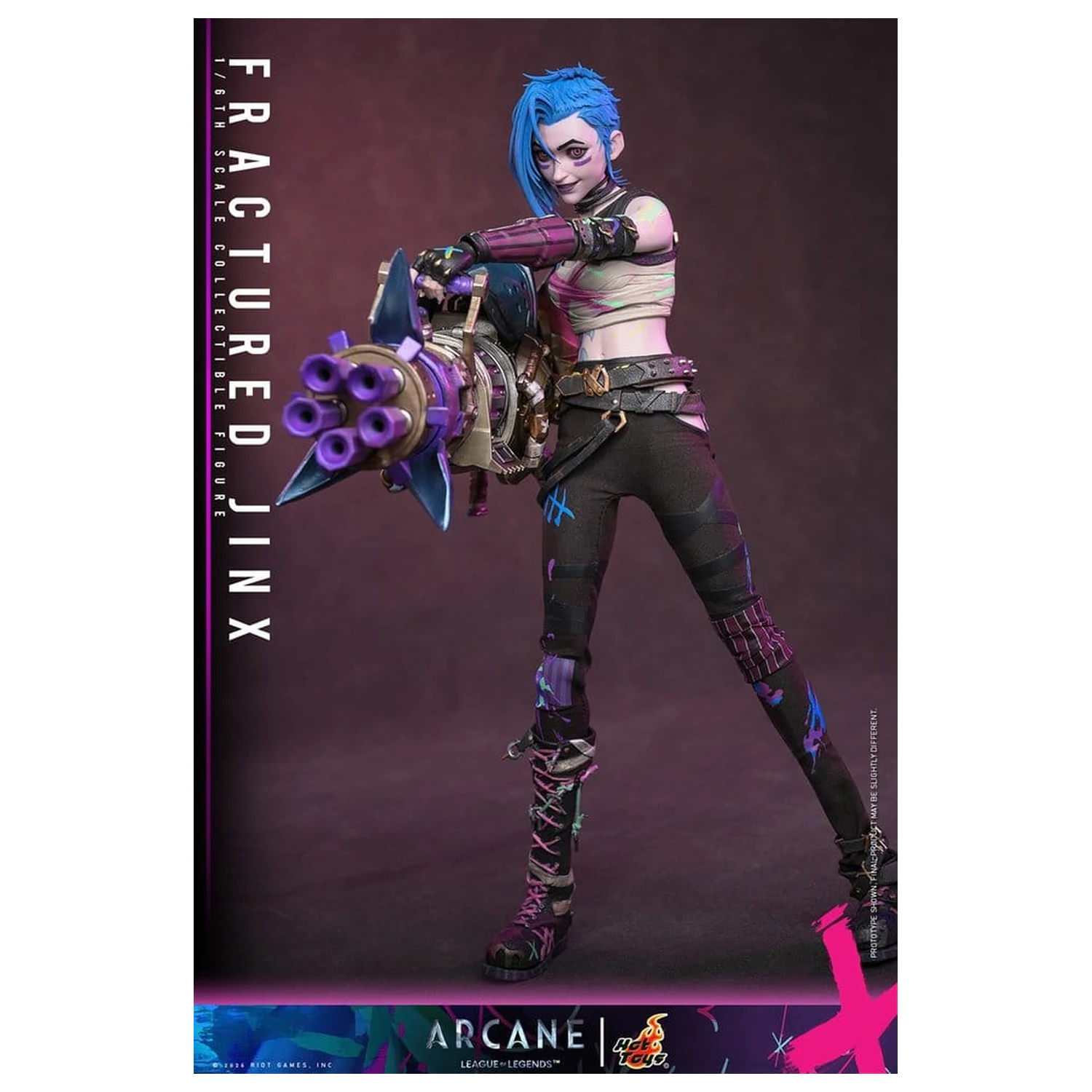 Arcane Action Figure 1/6 Fractured Jinx 28 cm zdjęcie produktu