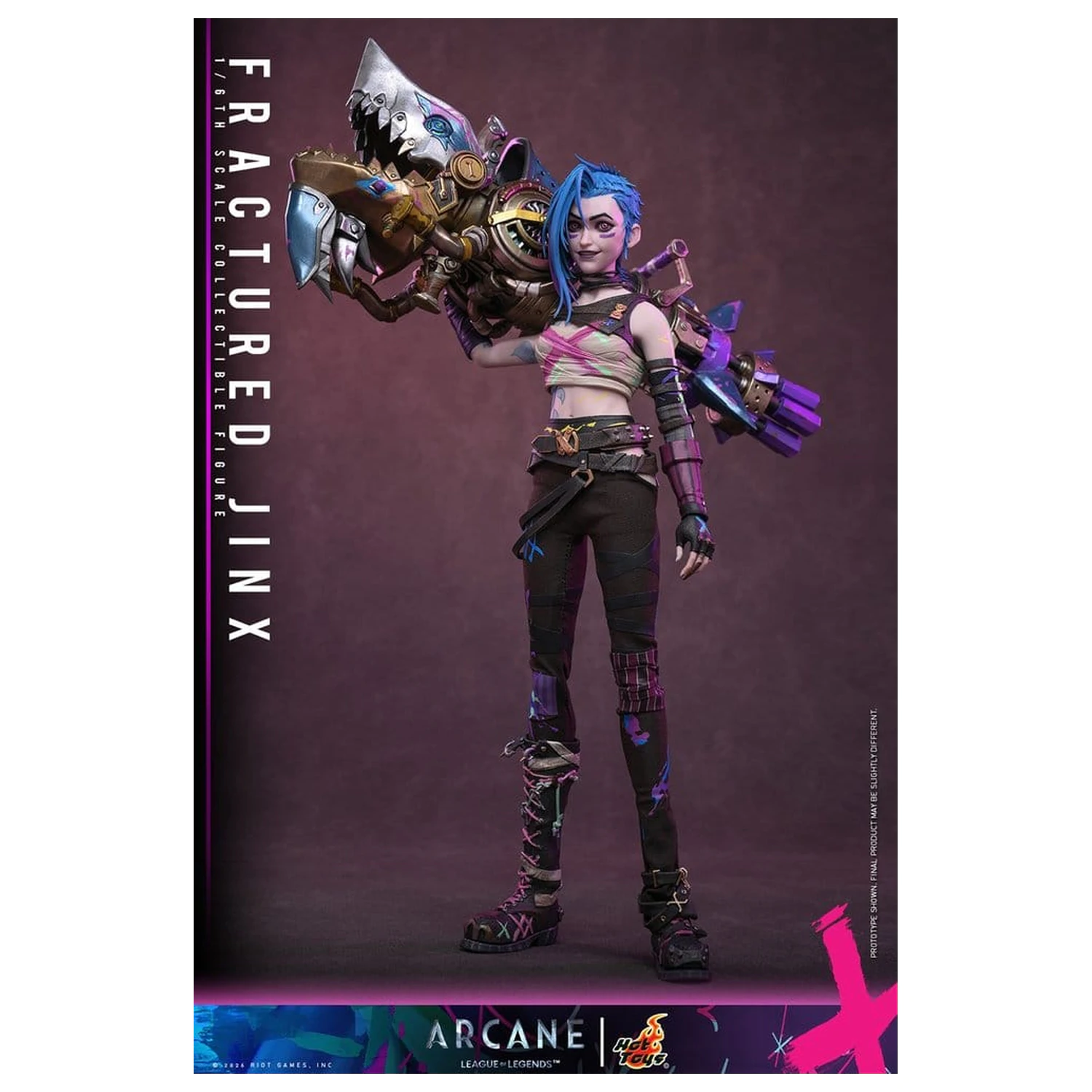 Arcane Action Figure 1/6 Fractured Jinx 28 cm zdjęcie produktu