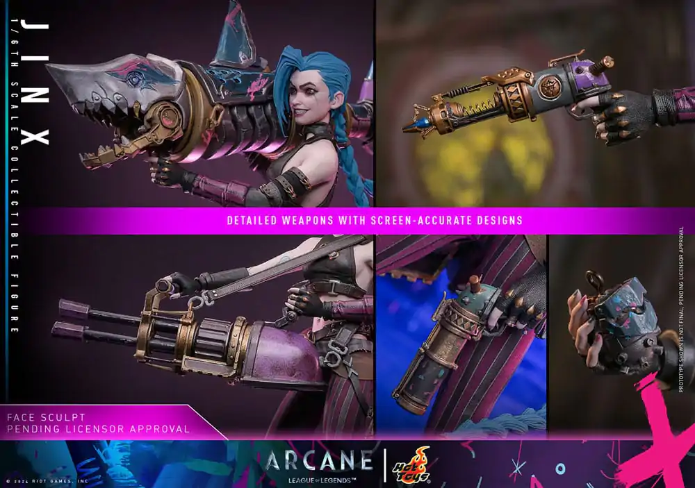 Figurka kolekcjonerska Arcane 1/6 Jinx 27 cm zdjęcie produktu