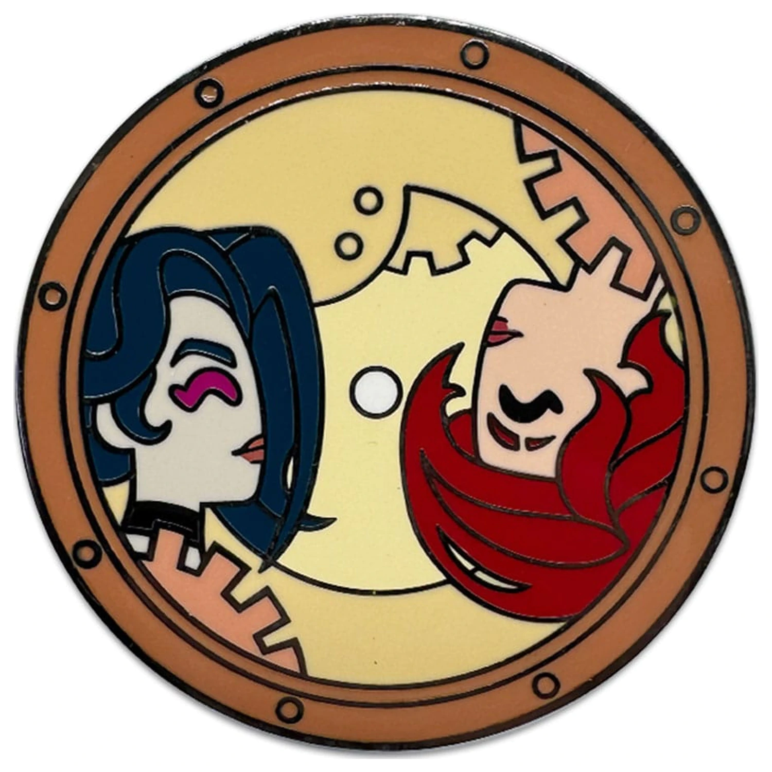 Arcane Przypinka Pin Badge Vi & Jinx Record 5 cm zdjęcie produktu