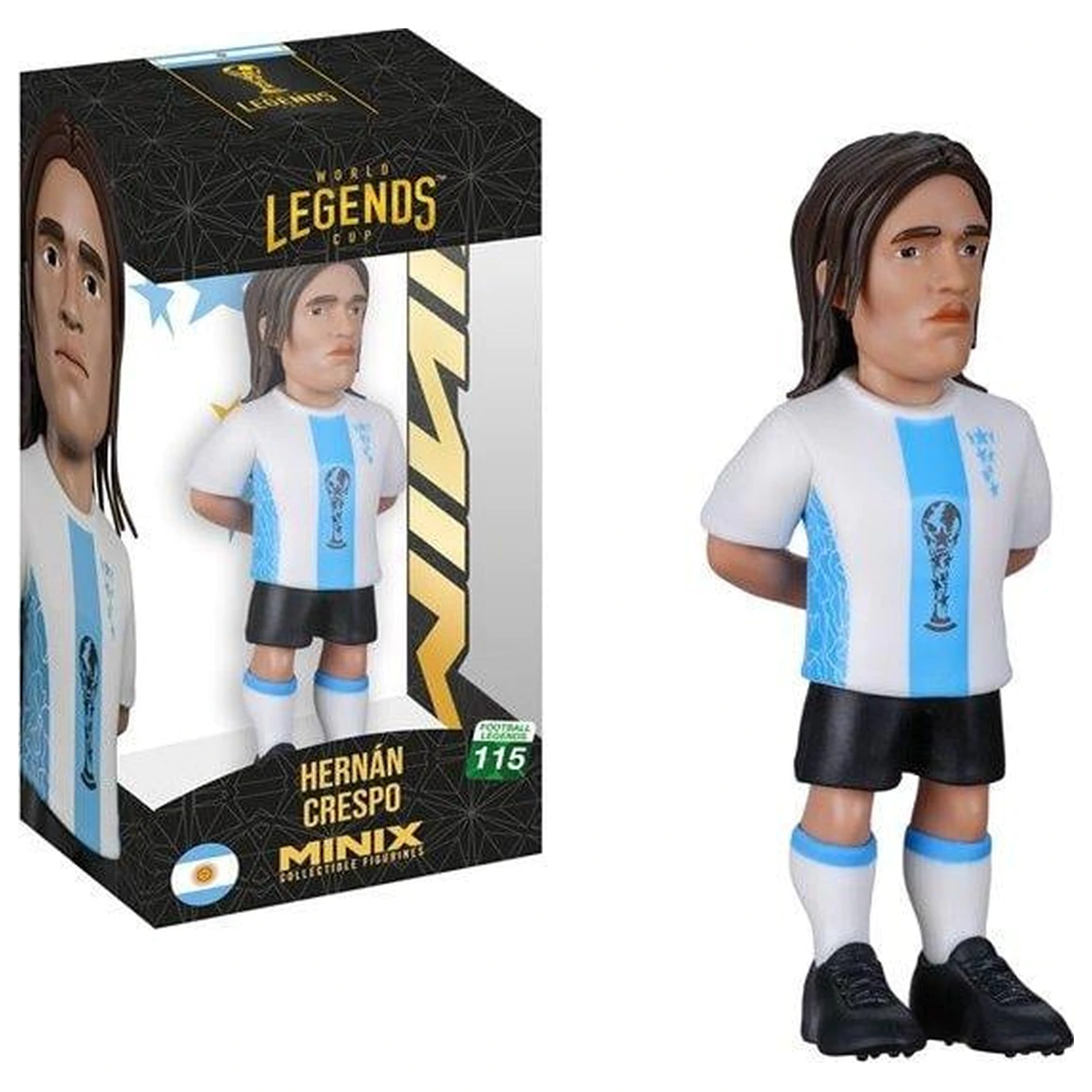 ARGENTINA Crespo Figure Minix World Legends Cup 12cm zdjęcie produktu