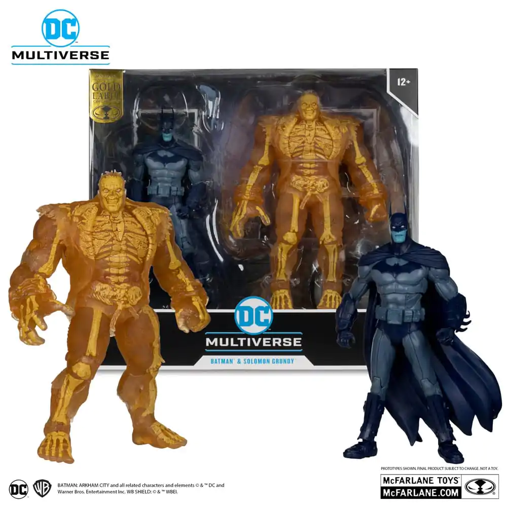 Arham City DC Multiverse Figurka Akcji 2-Pak Batman & Solomon Grundy (Gold Label) 18 cm zdjęcie produktu