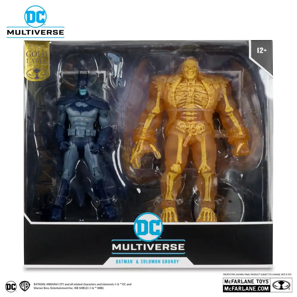 Arham City DC Multiverse Figurka Akcji 2-Pak Batman & Solomon Grundy (Gold Label) 18 cm zdjęcie produktu