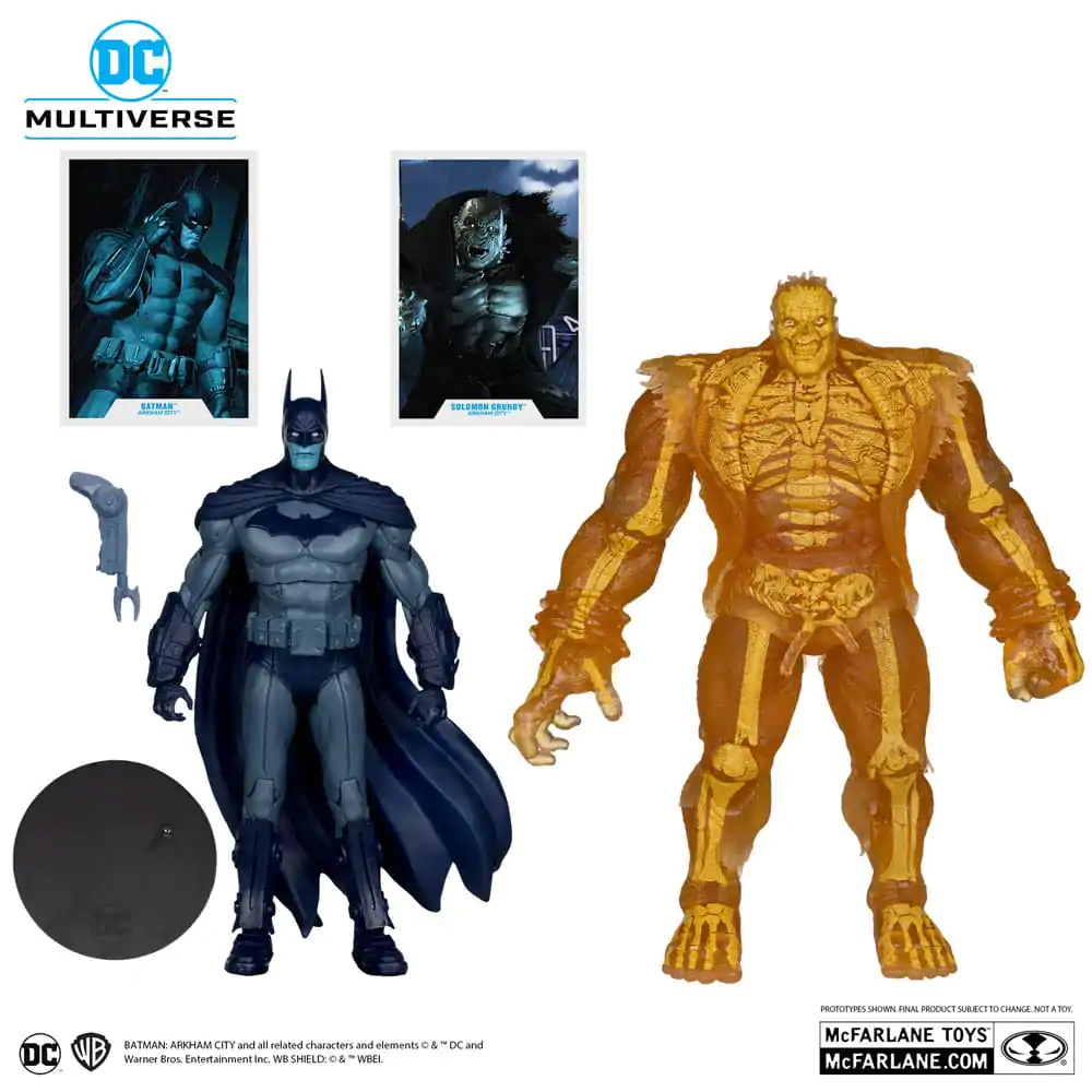 Arham City DC Multiverse Figurka Akcji 2-Pak Batman & Solomon Grundy (Gold Label) 18 cm zdjęcie produktu