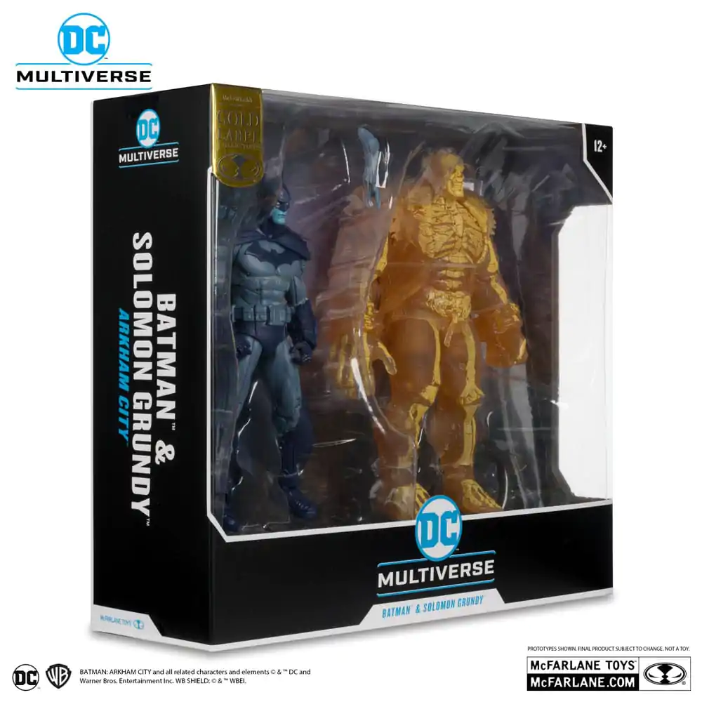 Arham City DC Multiverse Figurka Akcji 2-Pak Batman & Solomon Grundy (Gold Label) 18 cm zdjęcie produktu