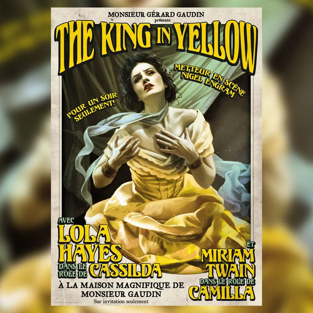 Arkham Horror Art Print The King In Yellow Limited Edition 42 x 30 cm - Grafika zdjęcie produktu