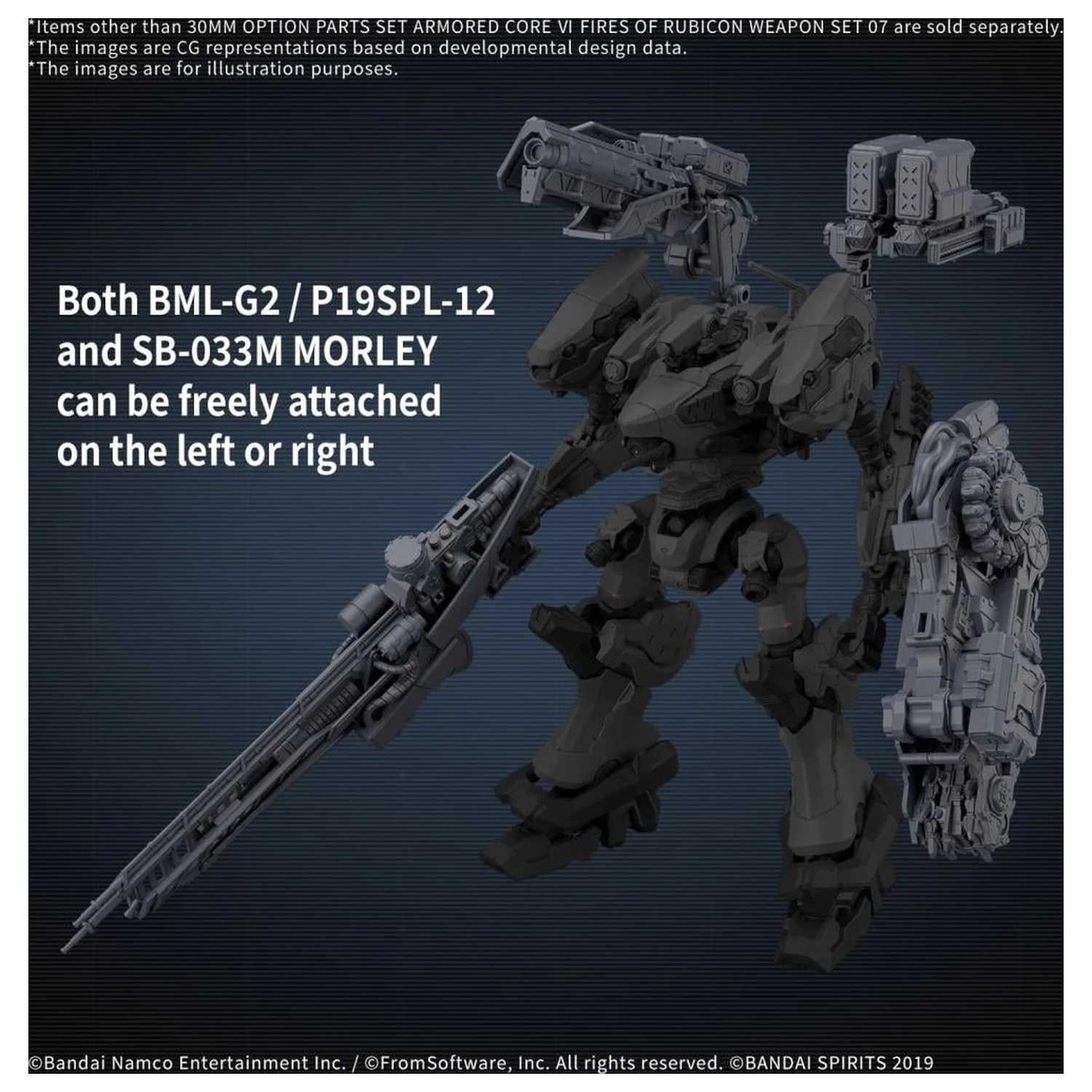 Armored Core VI 30m Zestaw Opcjonalnych Części Uzbrojenia Zestaw Modeli 07 zdjęcie produktu