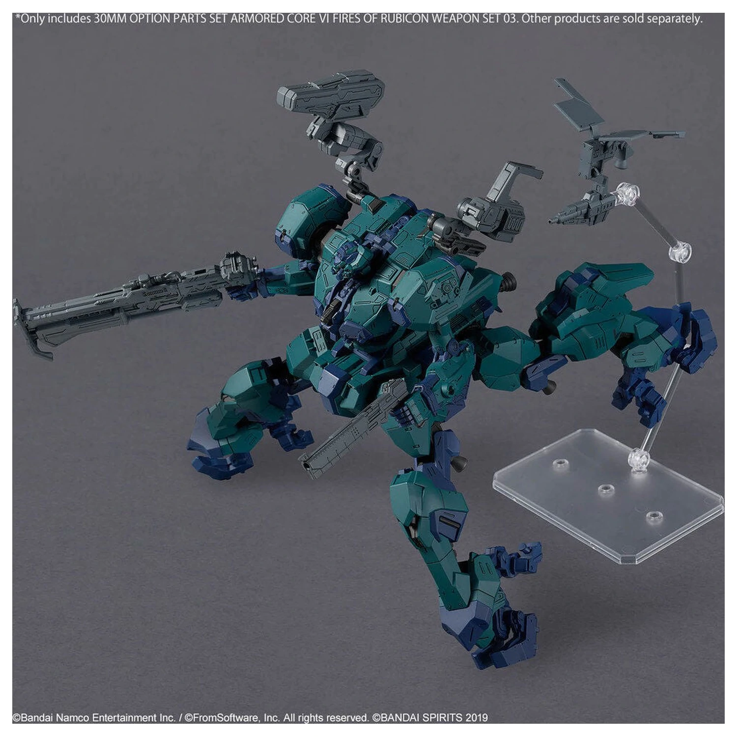 Armored Core VI Fires of Rubicon Weapon 03 Option Parts Set Zestaw Modeli 30MM zdjęcie produktu