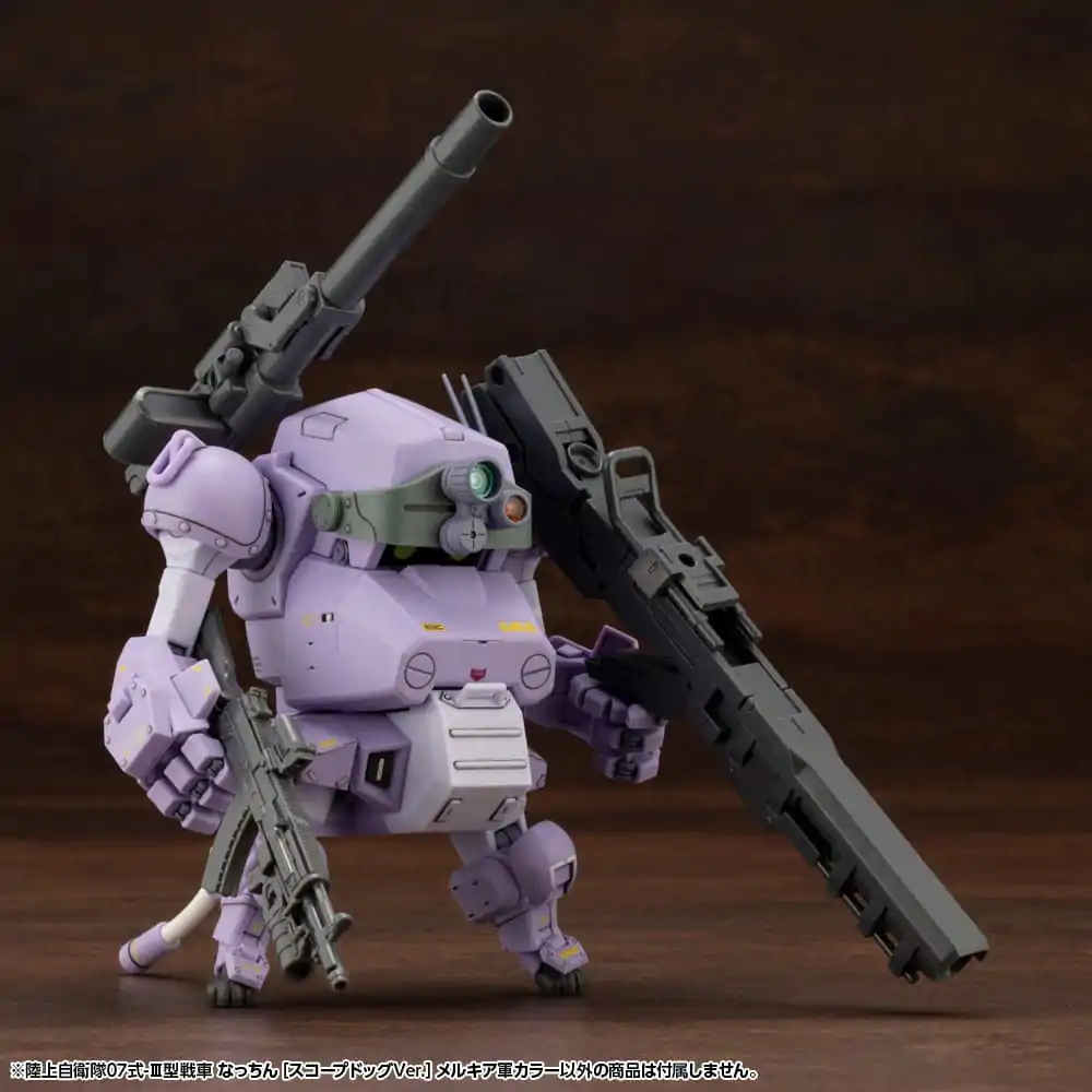 Armored Trooper Votoms X JGSDF Model Kit Type 07 - III Czołg Nacchin (Scopedog Version) Melquiyan Forces Color 10 cm zdjęcie produktu