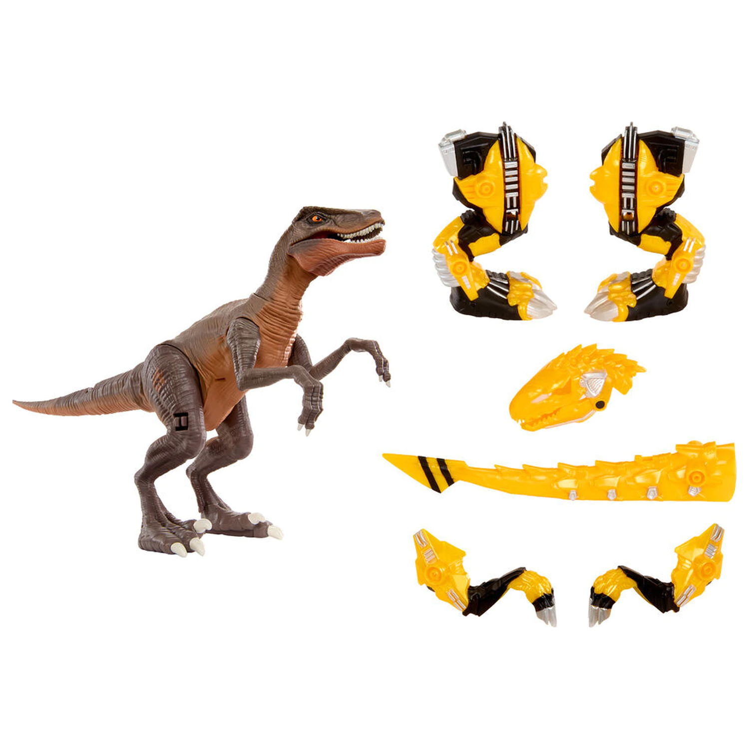 Armorsaurs Dinosaur Yellow Raptor Blaze figurka zdjęcie produktu