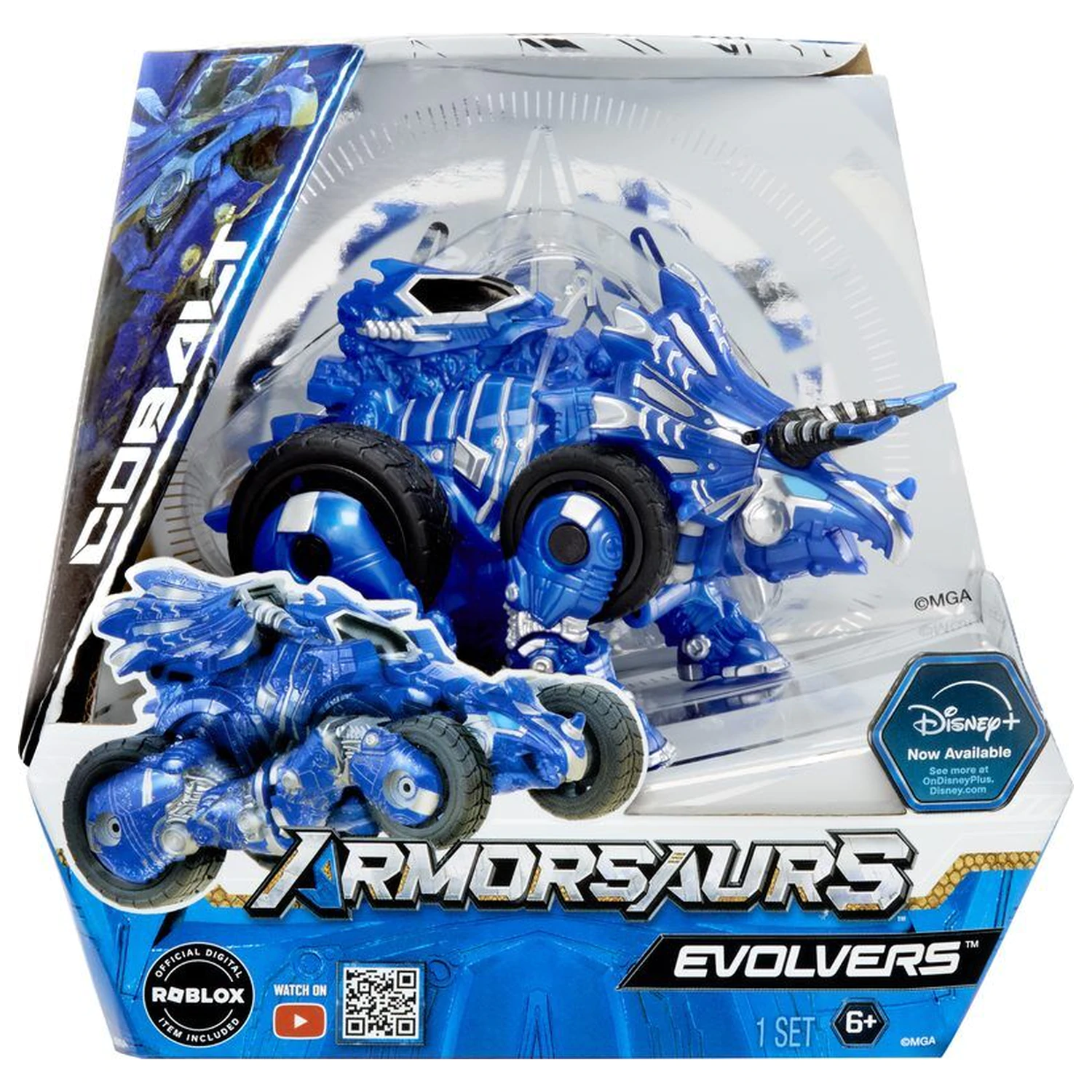 Armorsaurs Evolver Triceratops Cobalt figurka zdjęcie produktu