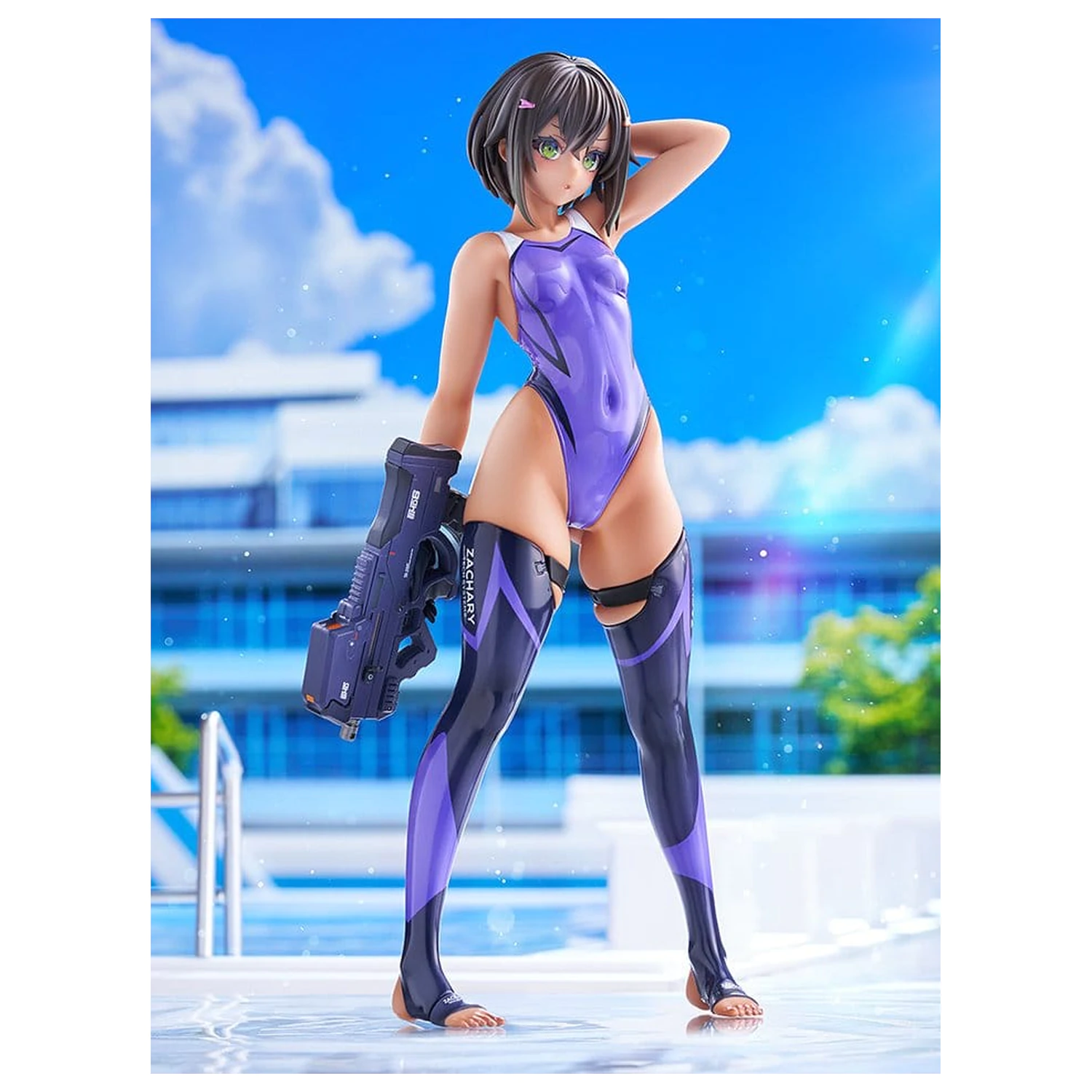 Arms Note PVC Figurka 1/7 Buchou-chan of the Swimming Club Purple Swimsuit Ver. 22 cm zdjęcie produktu