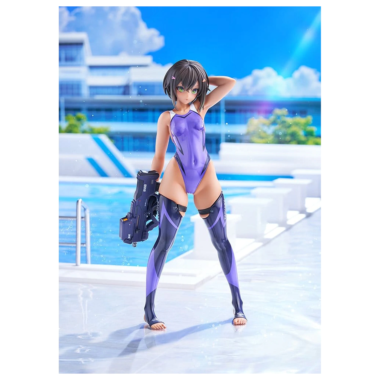 Arms Note PVC Figurka 1/7 Buchou-chan of the Swimming Club Purple Swimsuit Ver. 22 cm zdjęcie produktu
