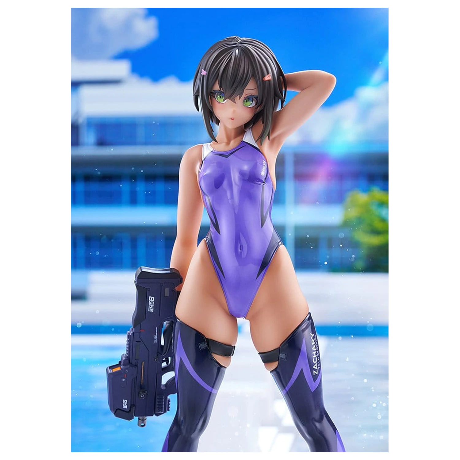Arms Note PVC Figurka 1/7 Buchou-chan of the Swimming Club Purple Swimsuit Ver. 22 cm zdjęcie produktu