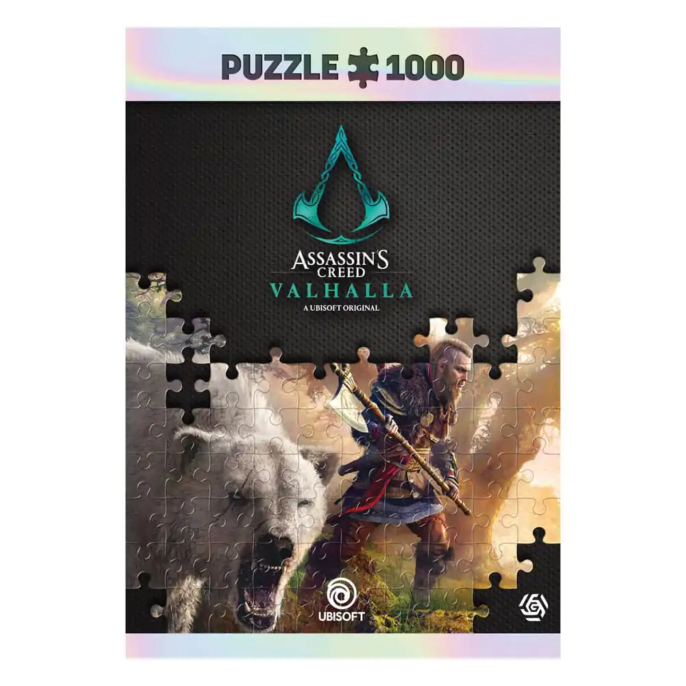 Assassin's Creed Valhalla Premium Puzzle Eivor i Niedźwiedź Polarny (1000 elementów) zdjęcie produktu