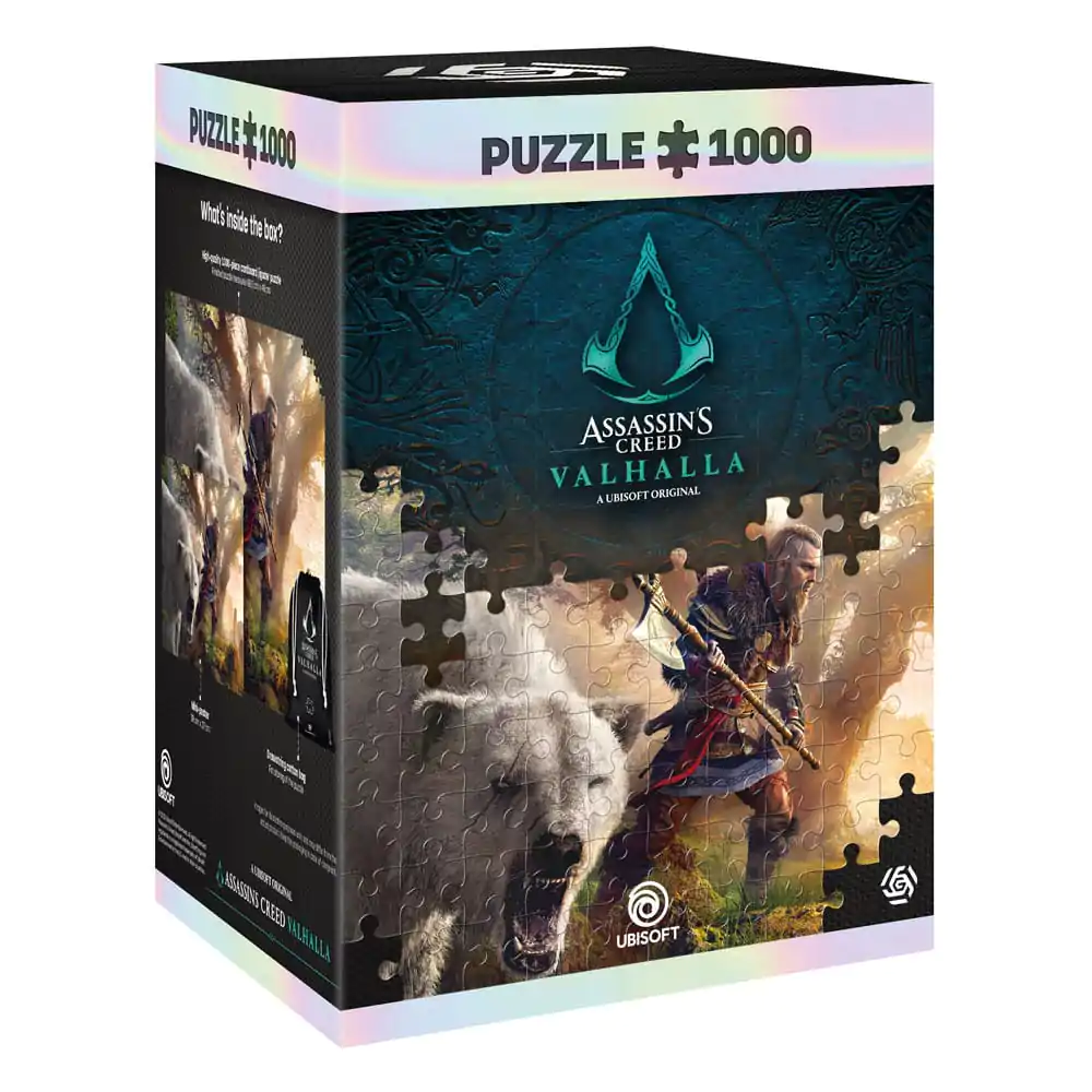 Assassin's Creed Valhalla Premium Puzzle Eivor i Niedźwiedź Polarny (1000 elementów) zdjęcie produktu