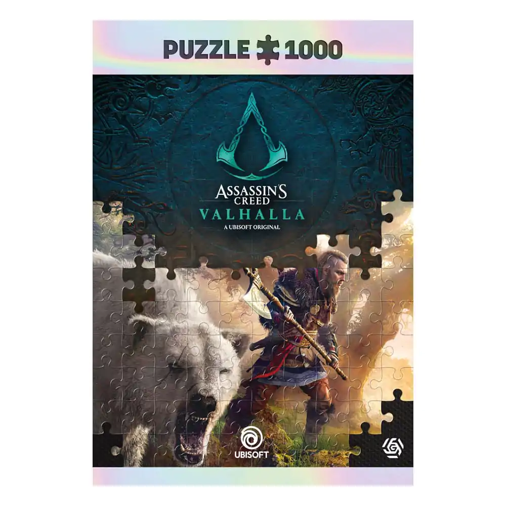 Assassin's Creed Valhalla Premium Puzzle Eivor i Niedźwiedź Polarny (1000 elementów) zdjęcie produktu