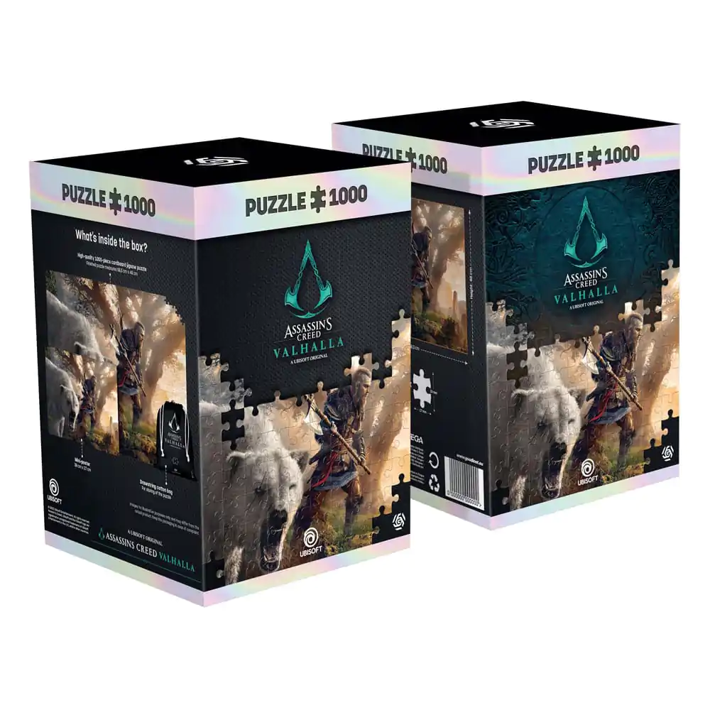 Assassin's Creed Valhalla Premium Puzzle Eivor i Niedźwiedź Polarny (1000 elementów) zdjęcie produktu