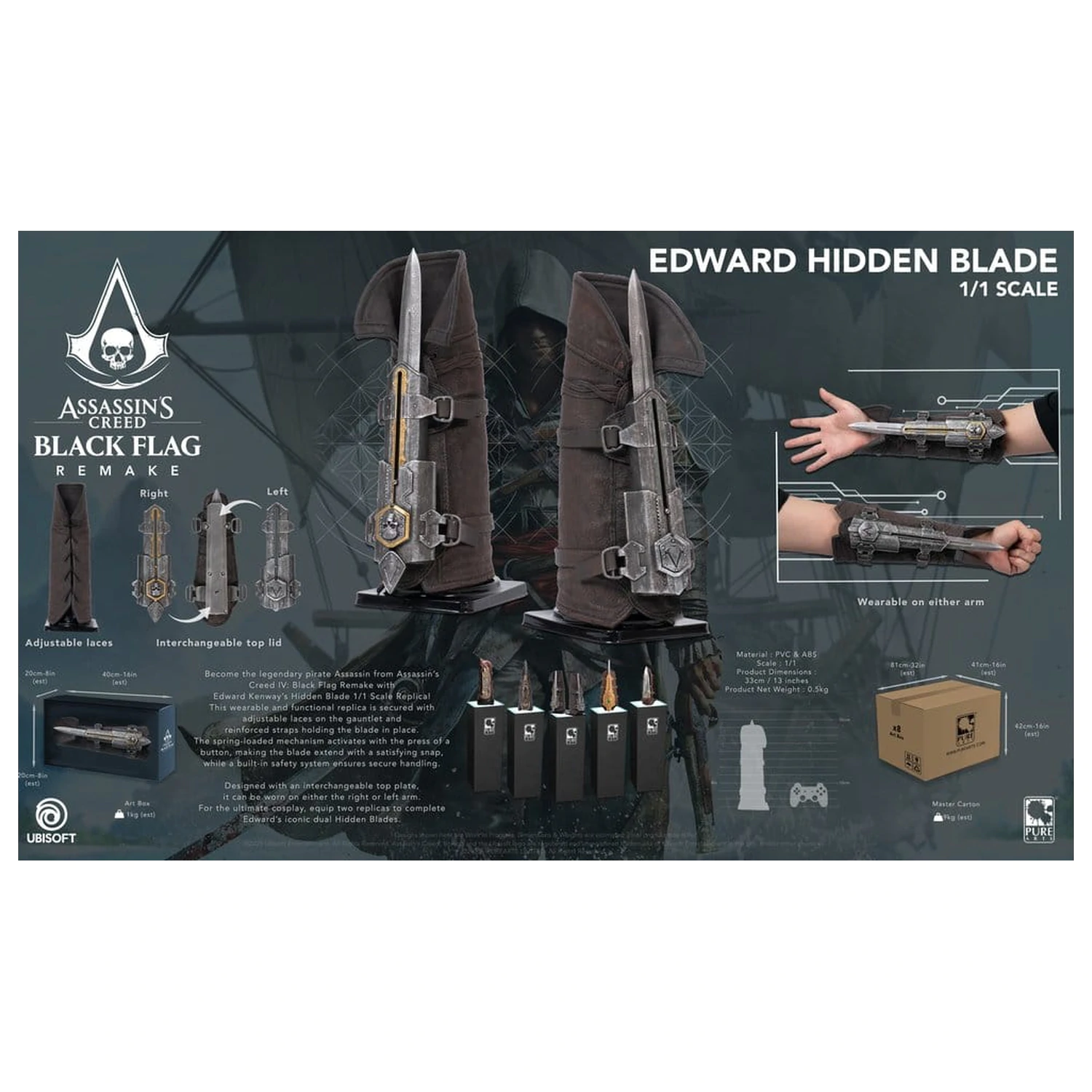 Assassin's Creed Replika 1/1 Edward Ukryte Ostrze zdjęcie produktu