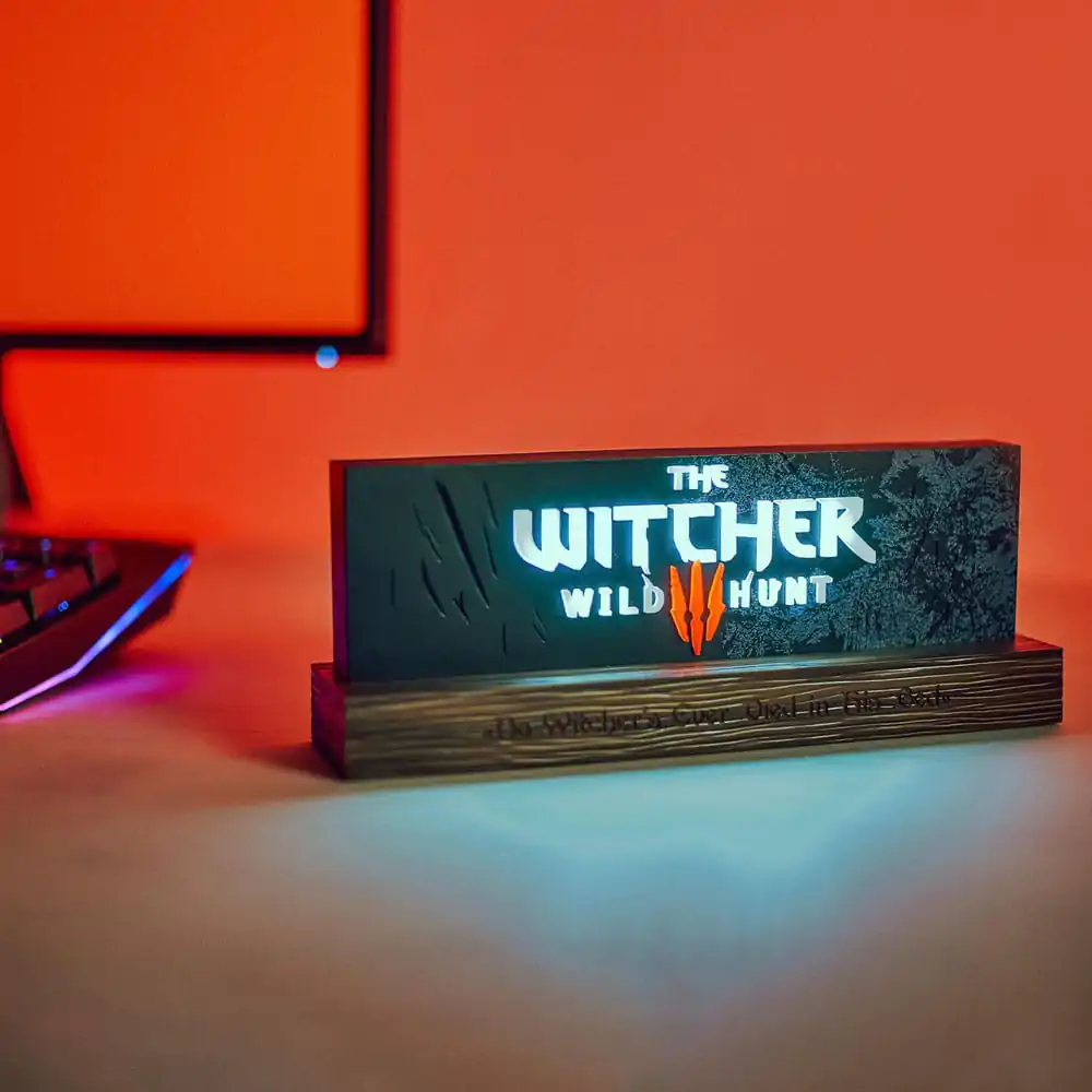 The Witcher LED Lampa Wild Hunt Logo 22 cm zdjęcie produktu
