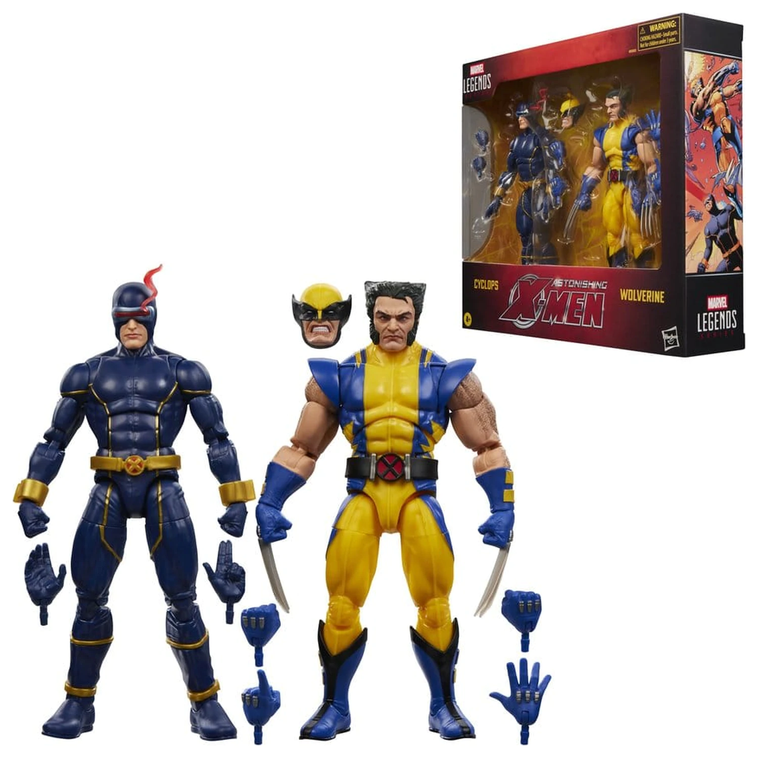 Zestaw 2 figurek akcji Astonishing X-Men Marvel Legends Cyclops & Wolverine 15 cm zdjęcie produktu