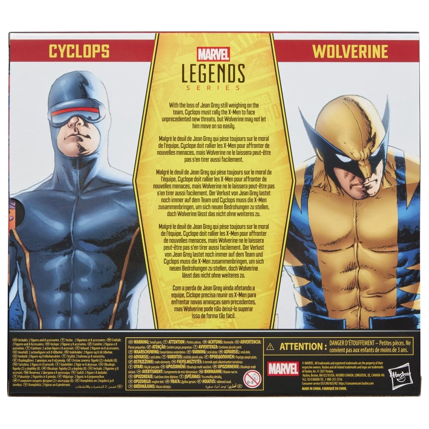 Zestaw 2 figurek akcji Astonishing X-Men Marvel Legends Cyclops & Wolverine 15 cm zdjęcie produktu