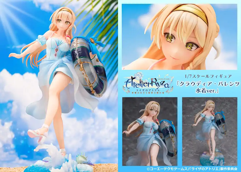 Atelier Ryza: Ever Darkness & the Secret Hideout PVC Statuetka 1/7 Klaudia Valentz Swimsuit Ver. 25 cm zdjęcie produktu