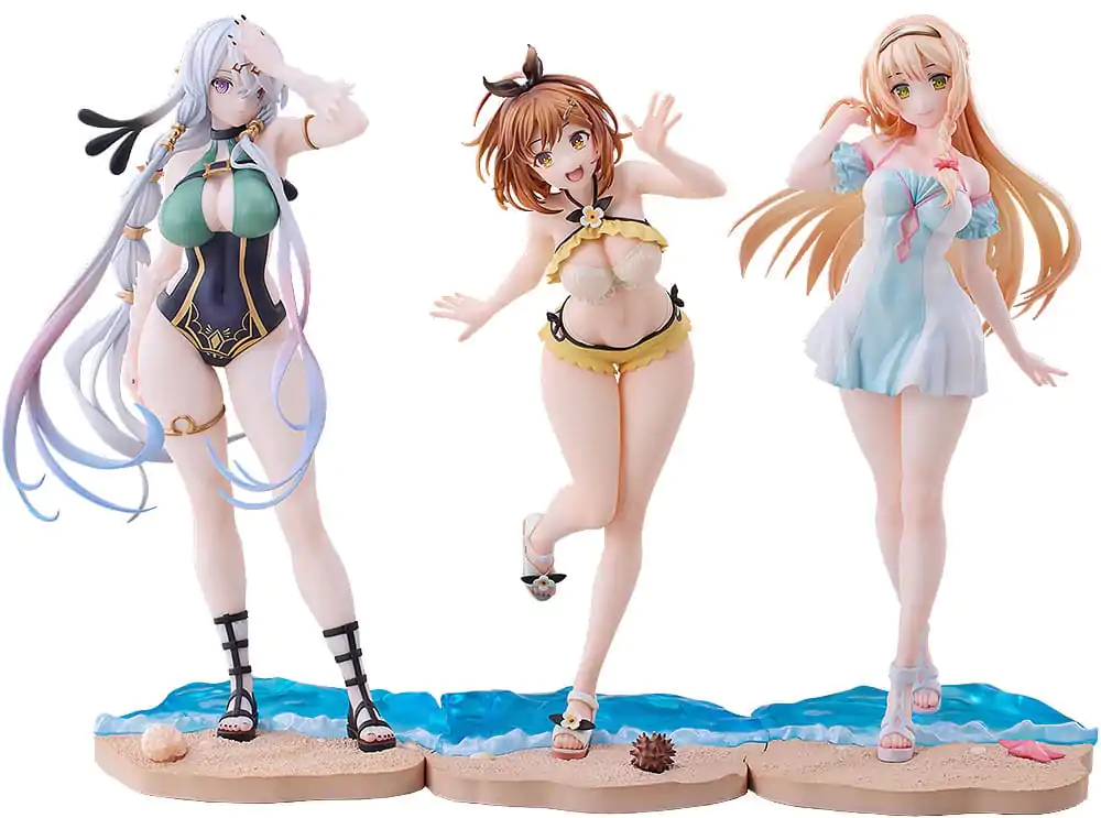 Atelier Ryza: Ever Darkness & the Secret Hideout Figurki PVC 3-Pack 1/7 Ryza, Klaudia, Lila: Swimsuit Ver. zdjęcie produktu