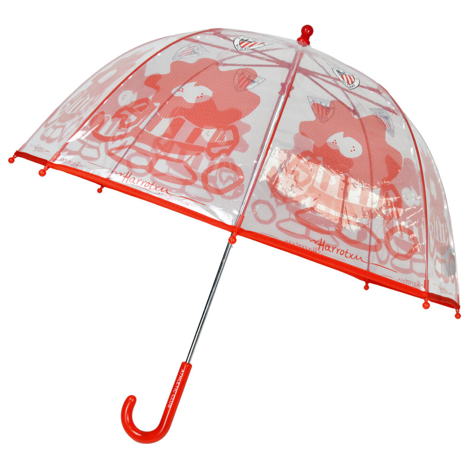 Parasol Athletic Club manualny, przezroczysty, bąbelkowy 48 cm zdjęcie produktu