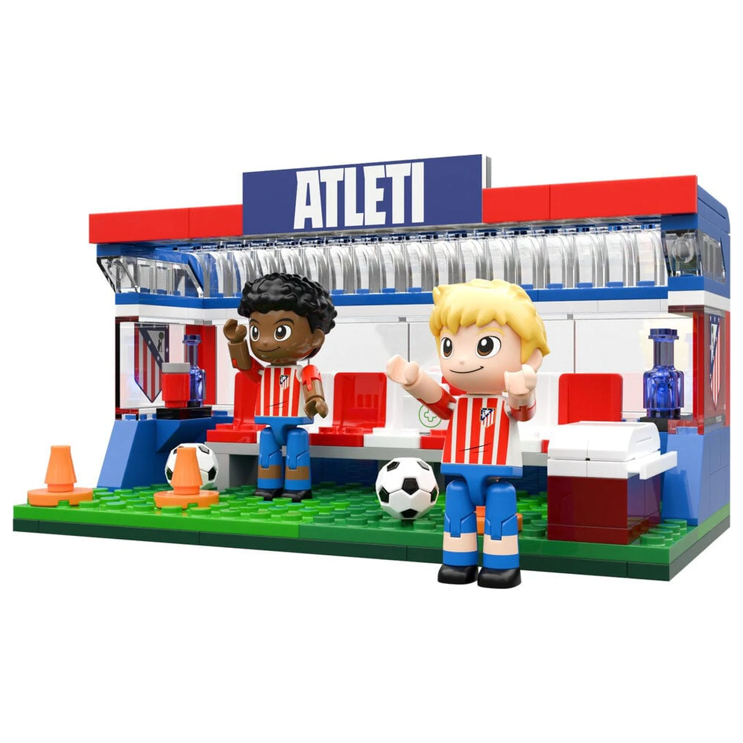Atletico de Madrid zestaw ławki z figurkami 184 szt. zdjęcie produktu