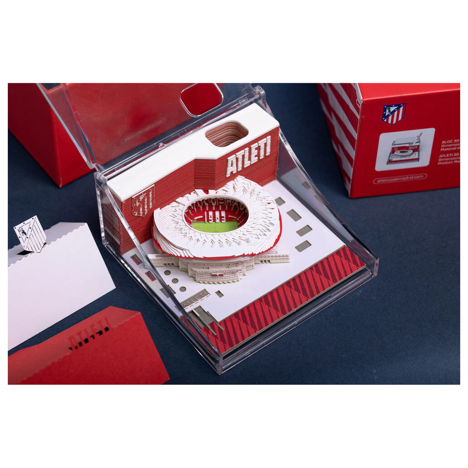 Atletico de Madrid Metropolitano Notatnik 3D zdjęcie produktu