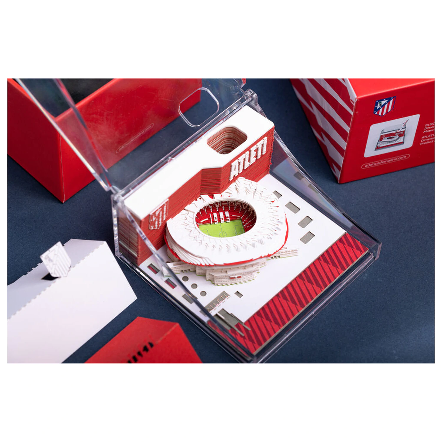 Atletico de Madrid Metropolitano Notatnik 3D zdjęcie produktu