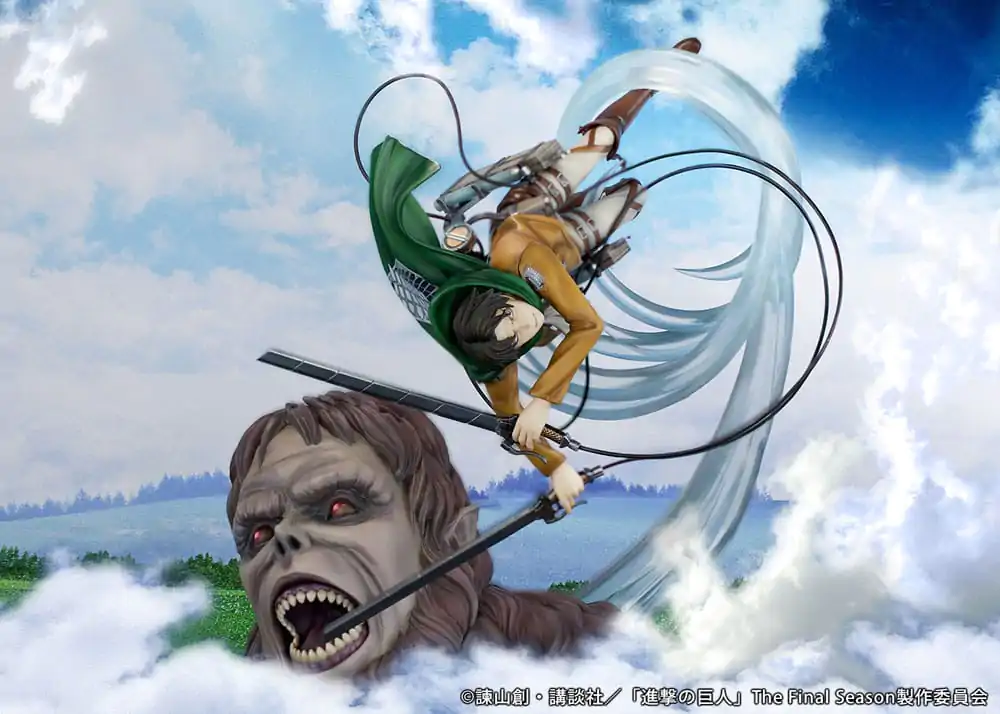 Attack on Titan PVC Statua 1/7 Levi vs Beast Titan Ver. 28 cm zdjęcie produktu