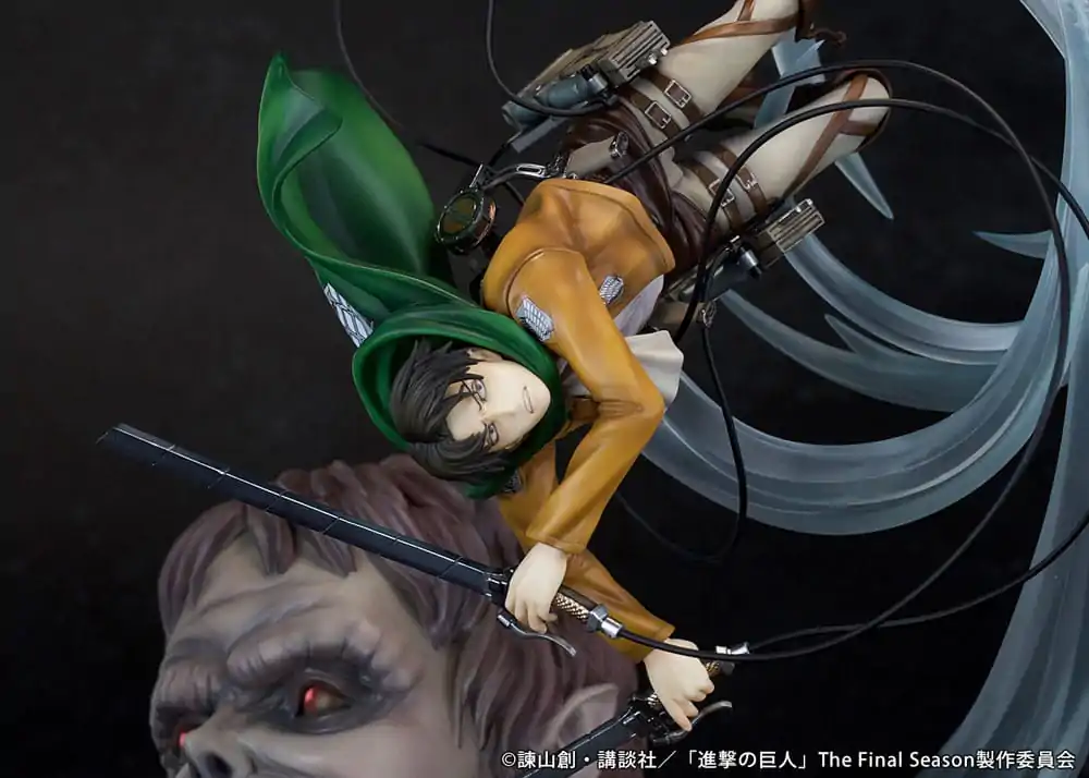 Attack on Titan PVC Statua 1/7 Levi vs Beast Titan Ver. 28 cm zdjęcie produktu